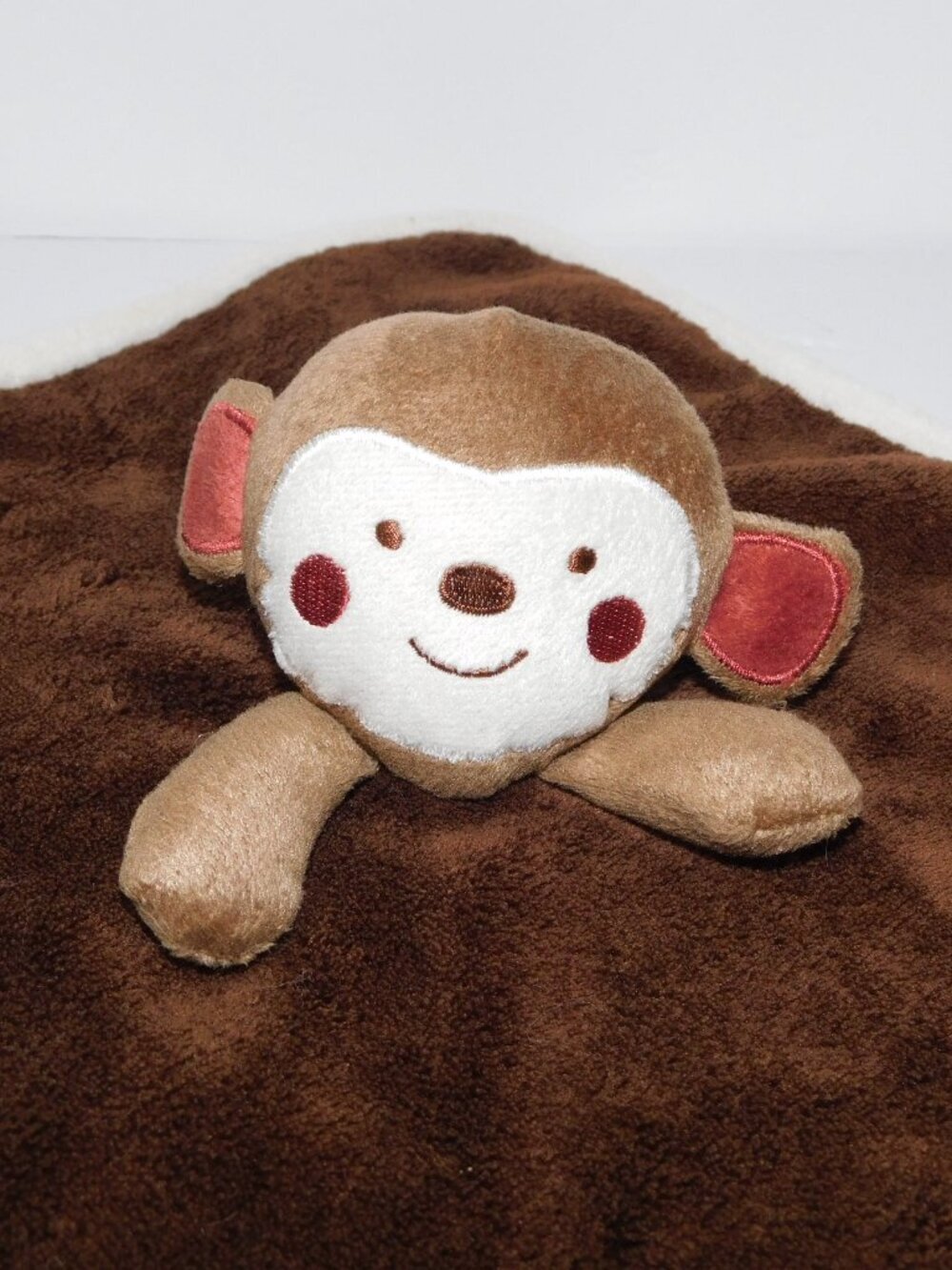 Koala Baby Brown Monkey Security blanket Plush Lovey Toys R Us Nunu Soother 2013